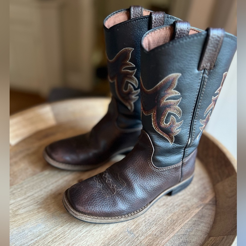 Austin Clothing Co. Brown and Black kids Leather Boots
